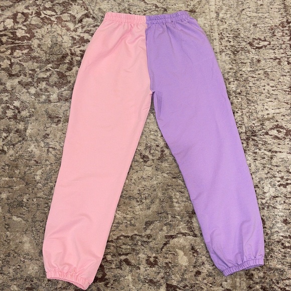 NWOT MISSACTIVER Contrast Color Sweatpants/Jogger - Picture 4 of 5